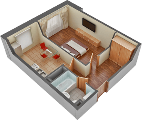 Однокомнатная квартира