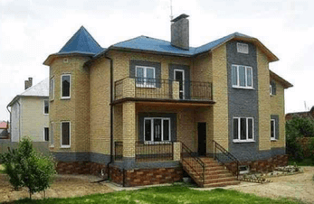 Фото кирпичный частный дом