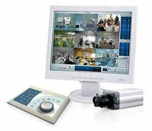 Монитор, видеокамера, пульт управления PTZ
